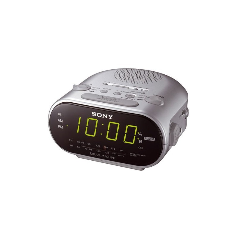 Silenciosamente Dar a luz Interpretativo Sony - ICFC318S - Radio reloj despertador .